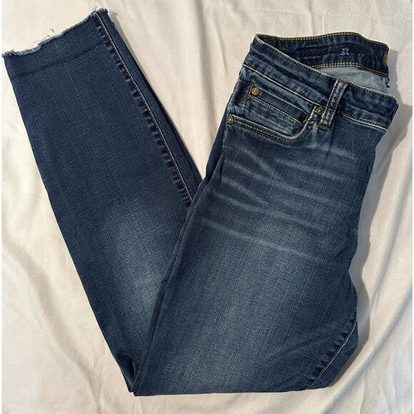 Kut From The Kloth Woman’s Jeans Ankle Dark Wash Size 10 - Picture 4 of 10